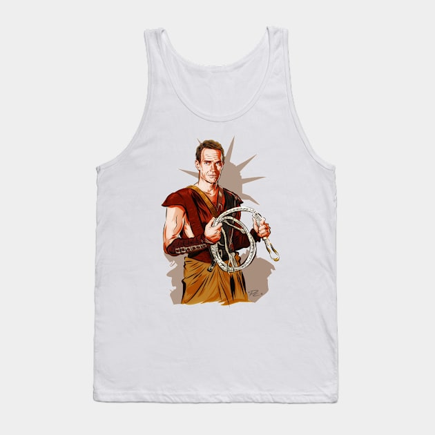 Charlton Heston - An illustration by Paul Cemmick Tank Top by PLAYDIGITAL2020